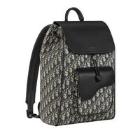 Dior Oblique Saddle Backpack with Flap