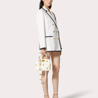 Valentino Roman Stud Nappa Handle Bag