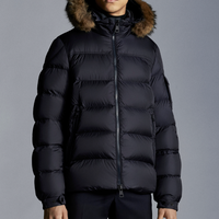 Moncler Marque Fur Down Jacket