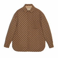 Gucci GG Padded Wool Overshirt Jacket