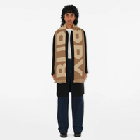 Burberry Logo Wool Jacquard Scarf