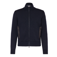 Moncler Down Cardigan Navy