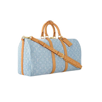 Louis Vuitton Keepall Bandouliere 45 Sky Blue Denim