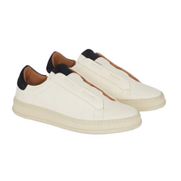 Kiton Leather Slip On Sneakers