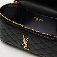Saint Laurent Gaby Vanity Quilted Leather Bag