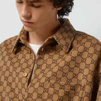 Gucci GG Padded Wool Overshirt Jacket