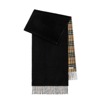 Burberry Reversible Cashmere Check Scarf