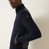 Moncler Down Cardigan Navy