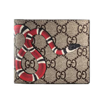 Gucci Kingsnake GG Supreme Wallet