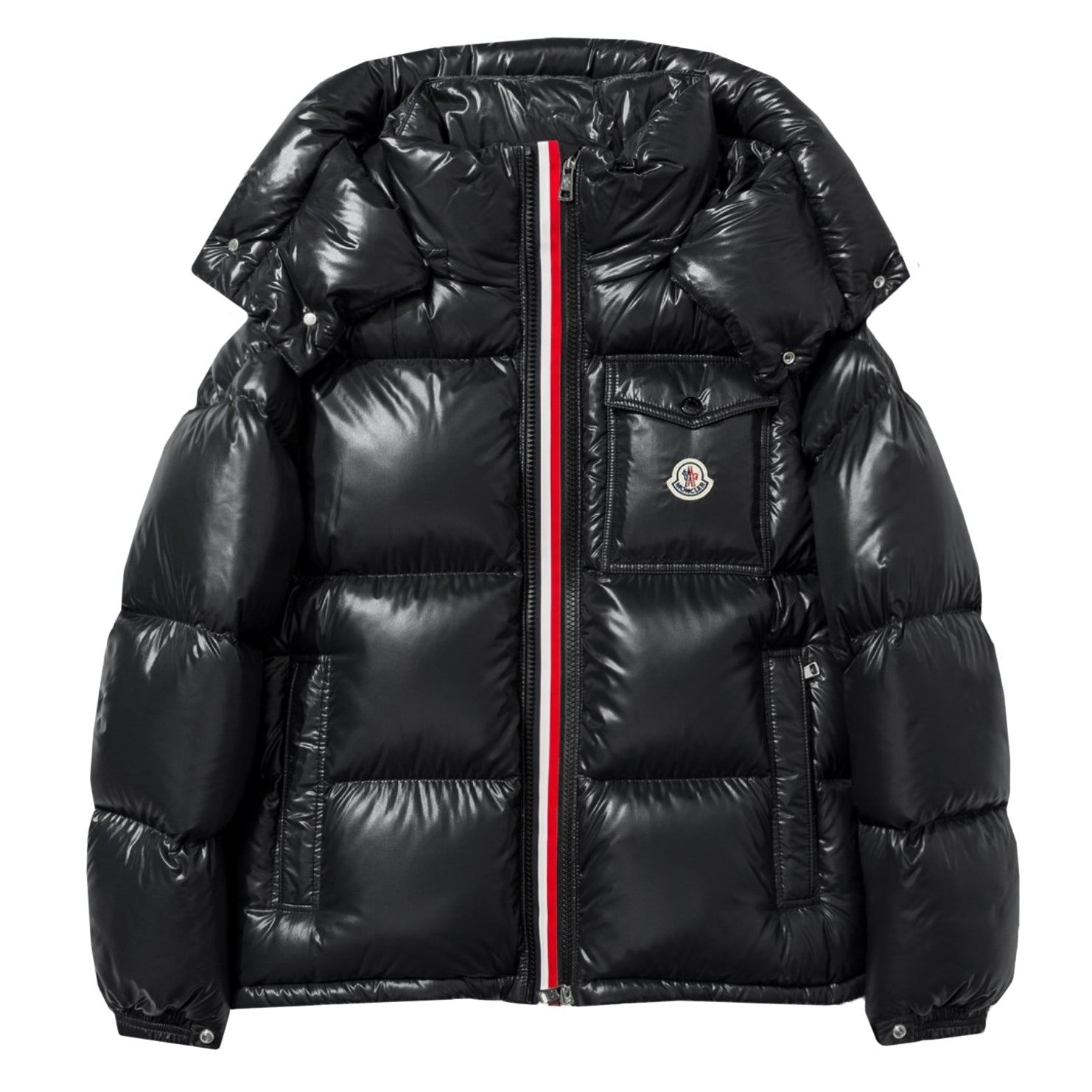 Moncler black down montbeliard jacket sale