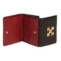 Off-White Jitney Leather Flap Wallet Women