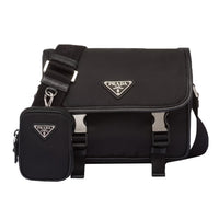 Prada Re-Nylon and Saffiano Leather Shoulder Bag