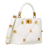 Valentino Roman Stud Nappa Handle Bag