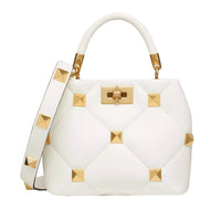 Valentino Roman Stud Nappa Handle Bag