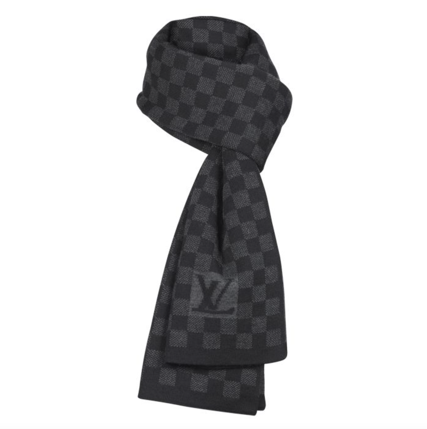 Louis Vuitton Men's 100% Wool Rain Damier Graphite Scarf M76042 – Luxuria &  Co.