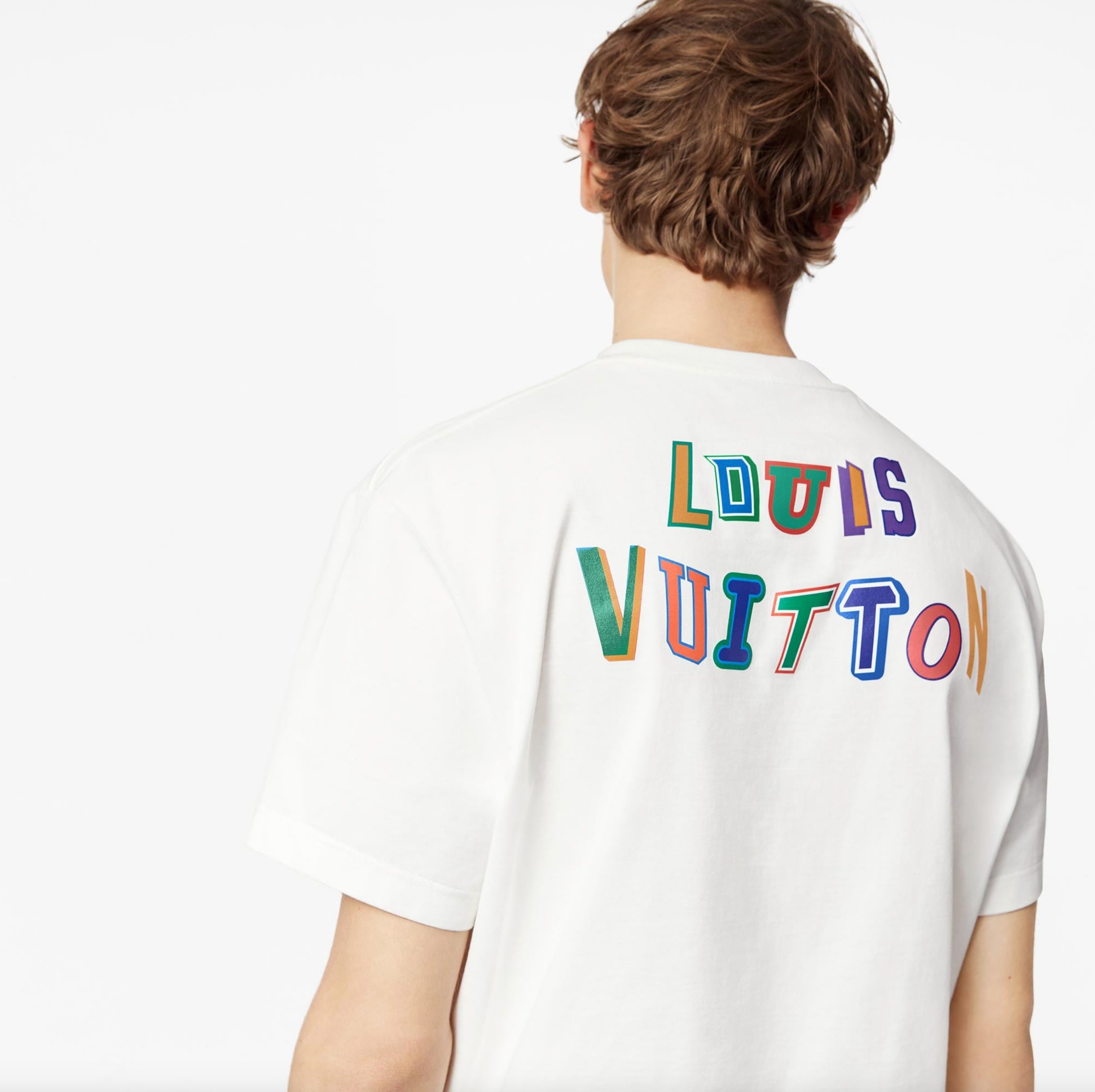 Louis Vuitton White Cotton Logo Printed NBA Short Sleeve T-Shirt S Louis  Vuitton
