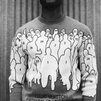 Louis Vuitton Studio Printed Jacquard Sweater