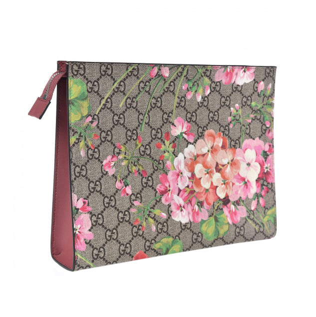 Gucci Blooms Large Cosmetic Pouch / Clutch Bag - Pink Bloom - Handbagholic