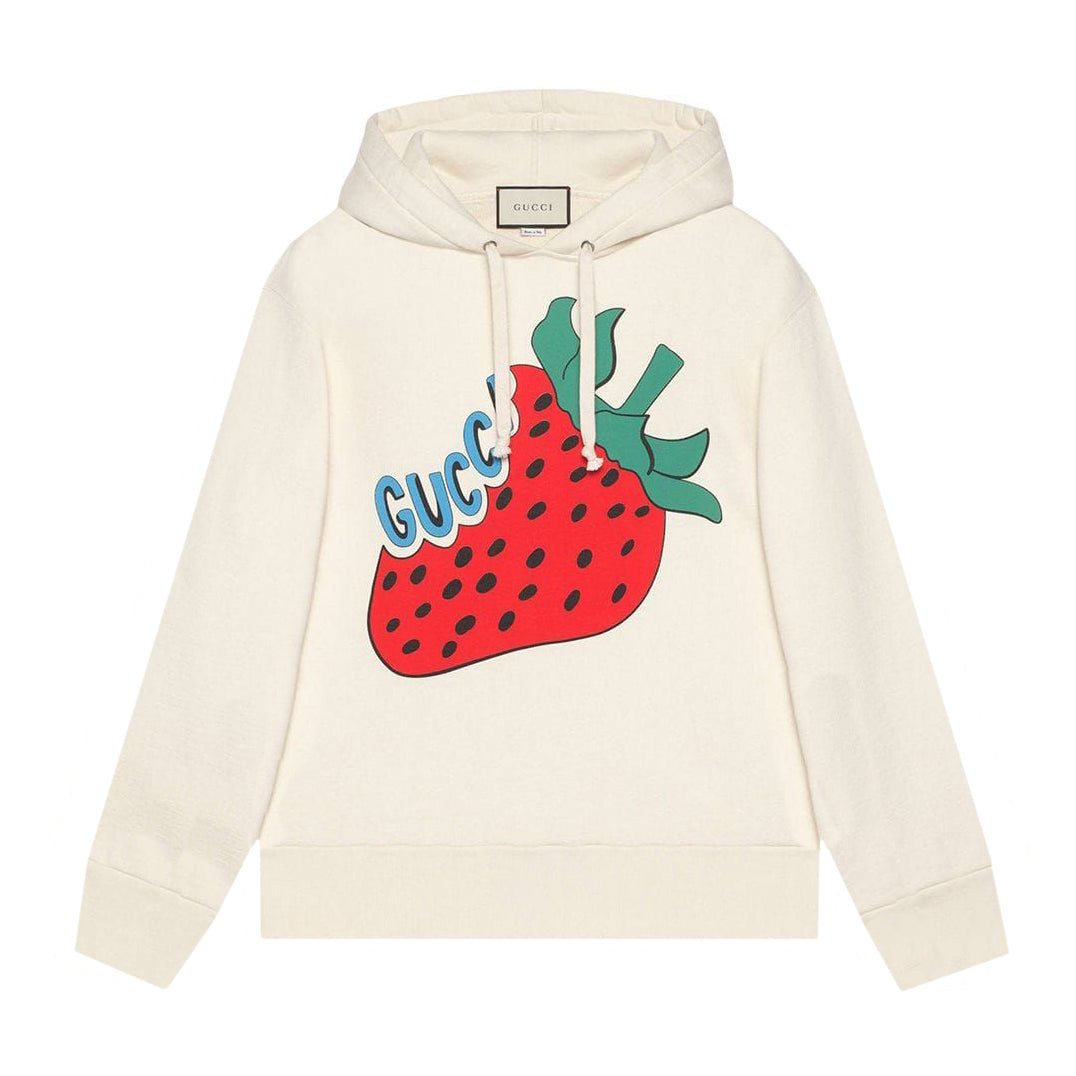 Gucci Strawberry Logo Hoodie – Haiendo Shop