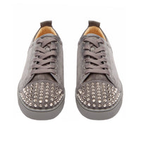 Christian Louboutin Junior Spike Suede Sneaker