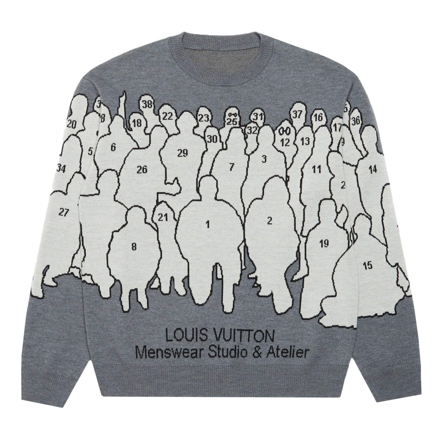 Louis Vuitton Studio Printed Jacquard Sweater – Haiendo Shop