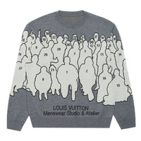 Louis Vuitton Studio Printed Jacquard Sweater