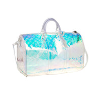 Louis Vuitton Prism Keepall Monogram Bandouliere 50 Iridescent