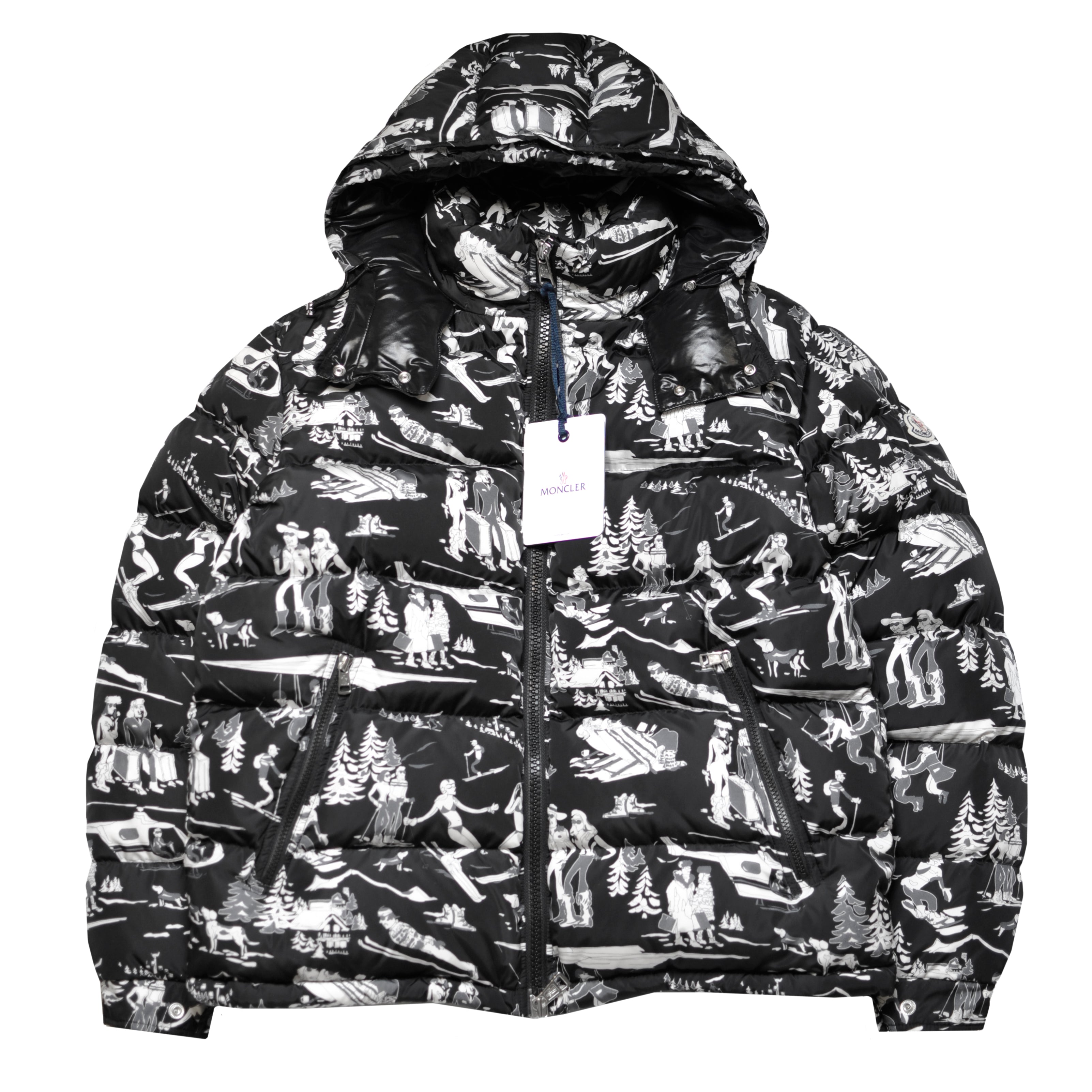 Moncler Arcy Printed Down Jacket – Haiendo Shop