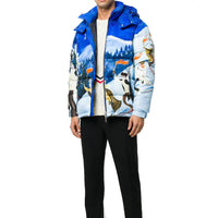 Moncler Arcy Graphic Printed Down Jacket