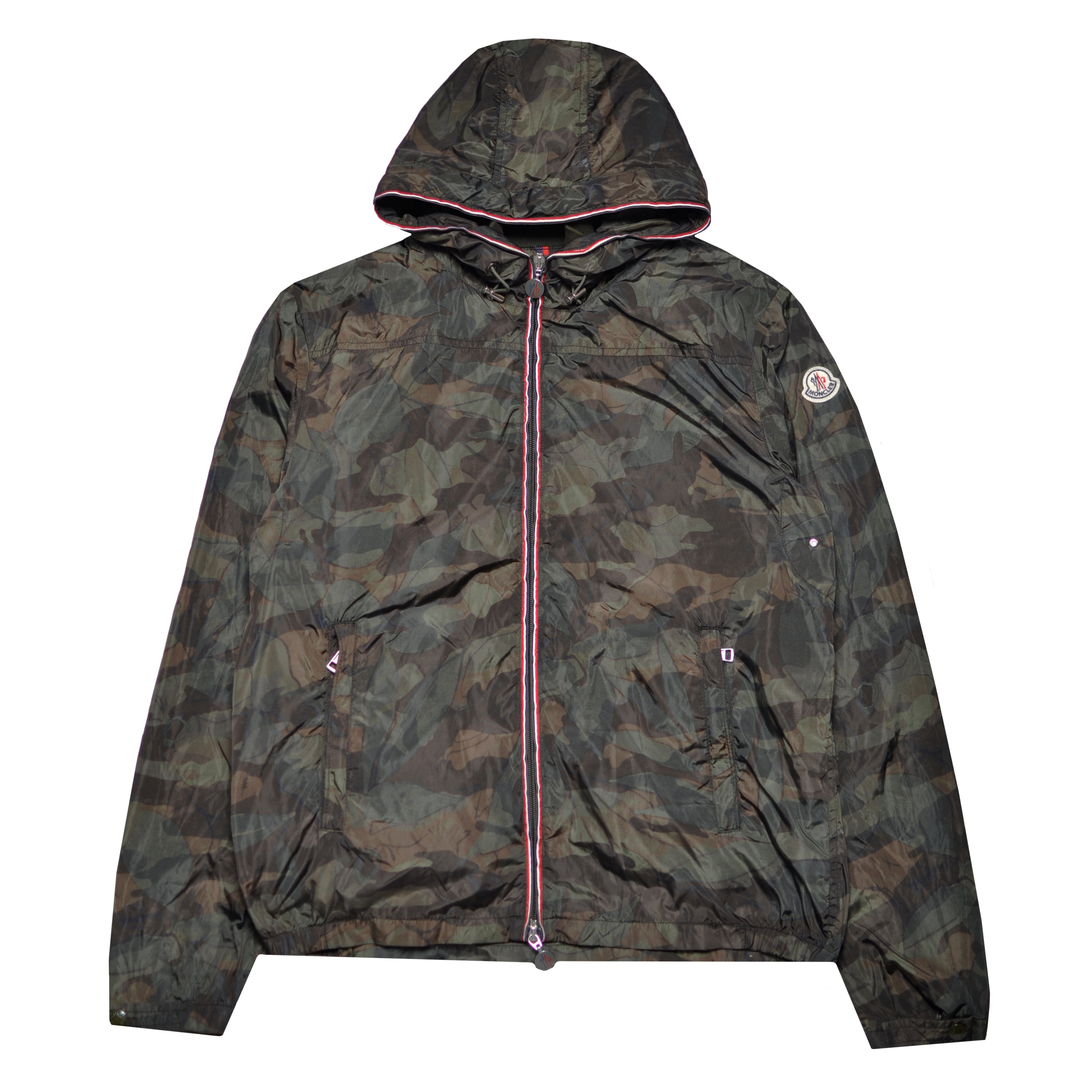 Moncler camo shop windbreaker