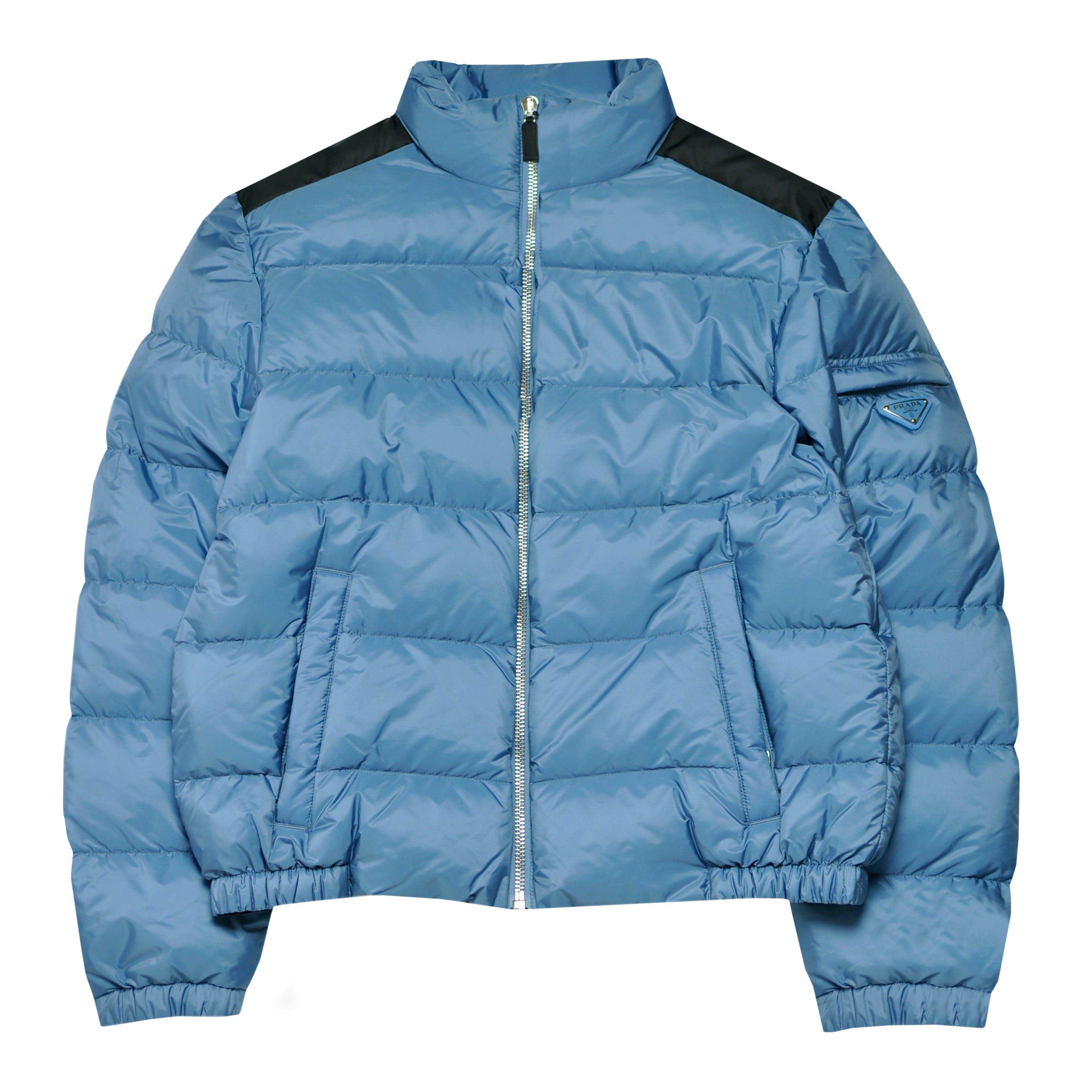 re nylon puffer prada down jacket mens
