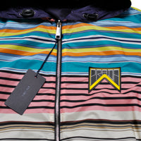 Prada Striped Reversible Nylon Windbreaker