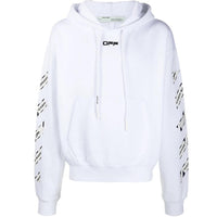 Off-White Airport Tape Hoodie White