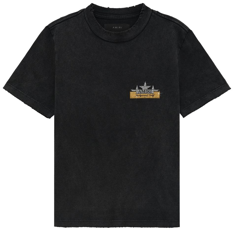 Amiri Vintage Amiri Crystal Star Tee Black