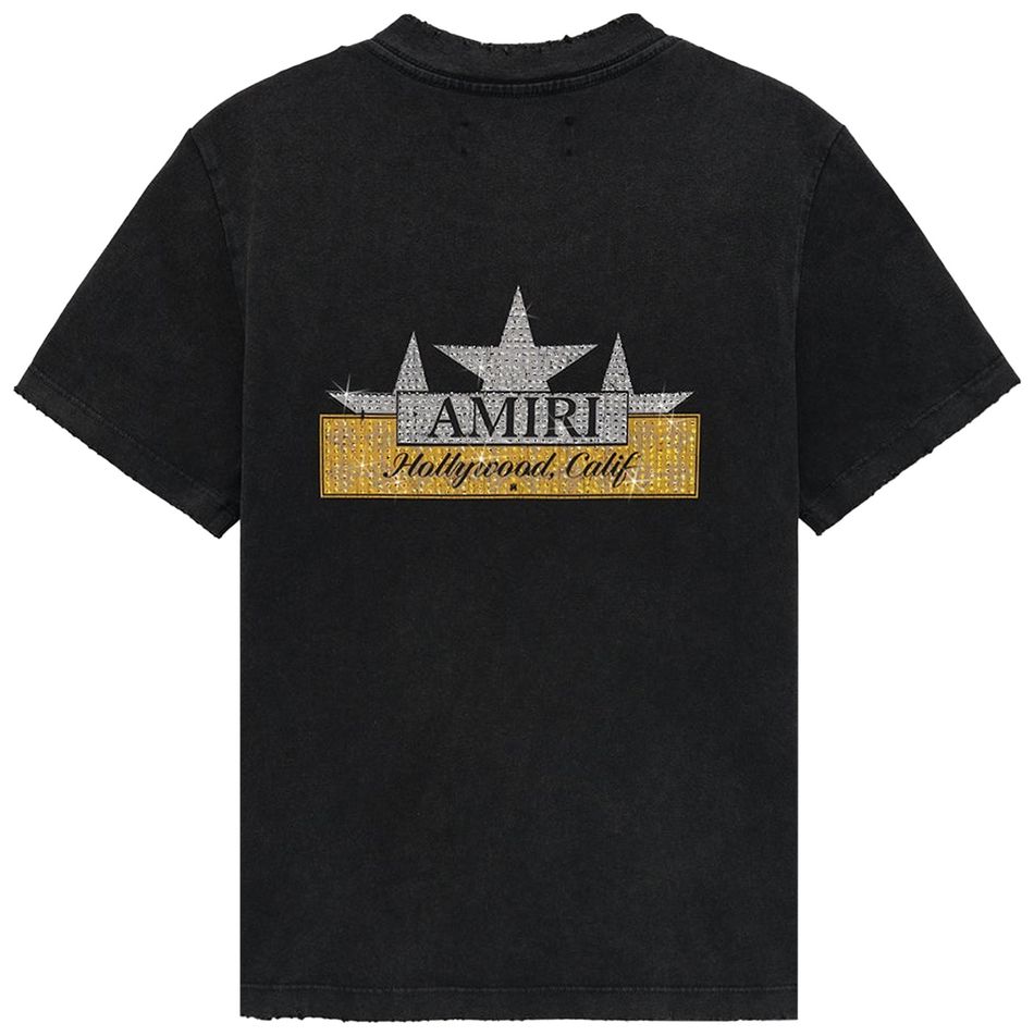 Amiri Vintage Amiri Crystal Star Tee Black