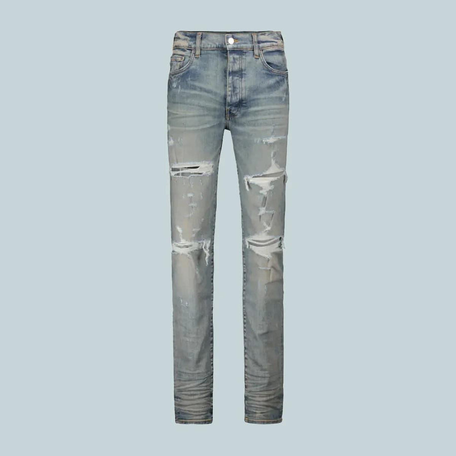 Amiri Thrasher Clay Indigo Jeans