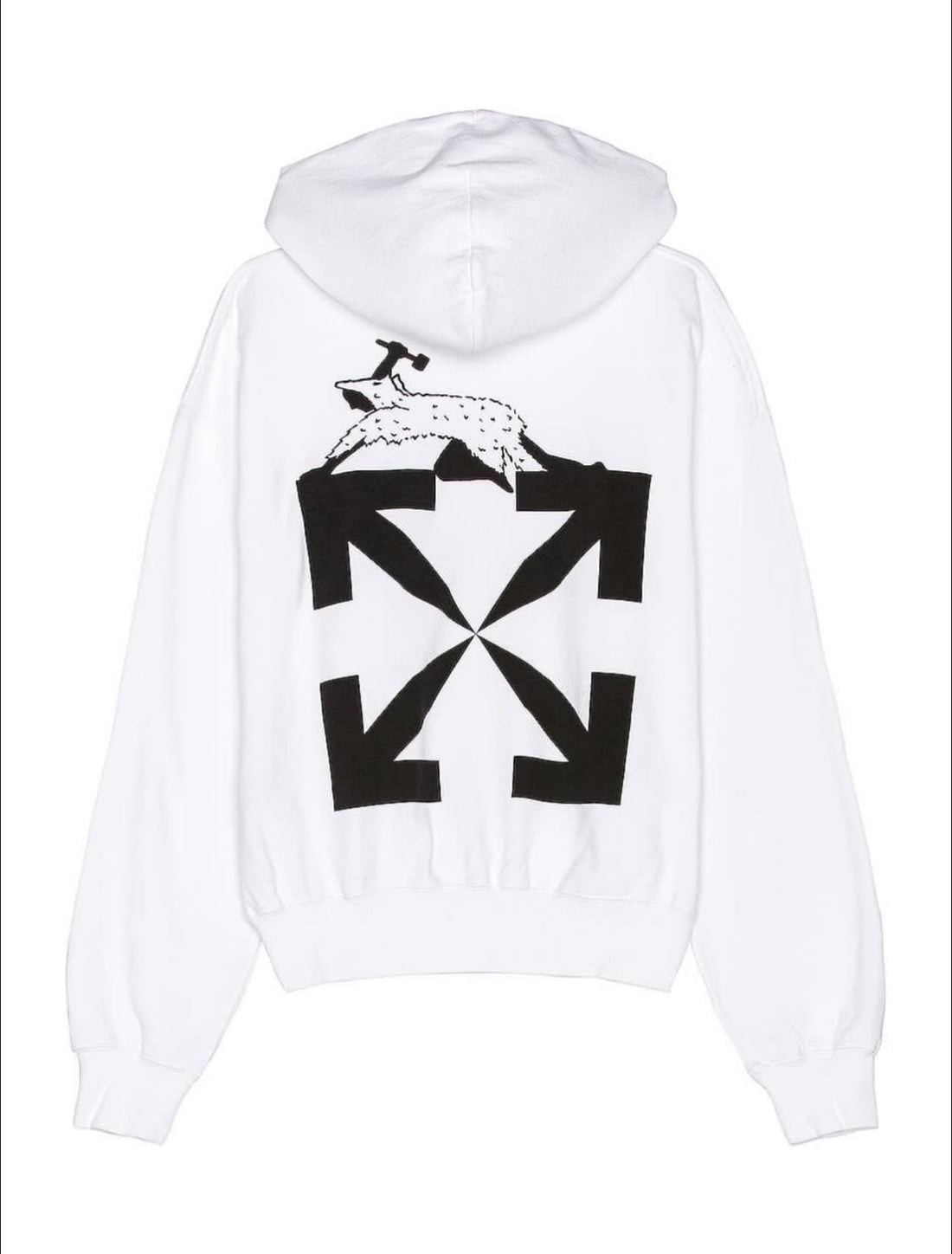 Off-White Caterpillar Hoodie White