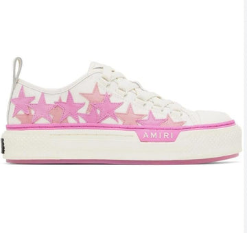 Amiri Stars Court Low White/Pink Sneaker