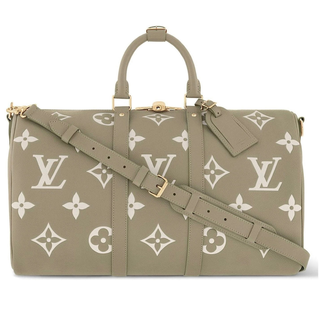 Louis Vuitton Keepall Bandouliere 45 Empreinte Leather