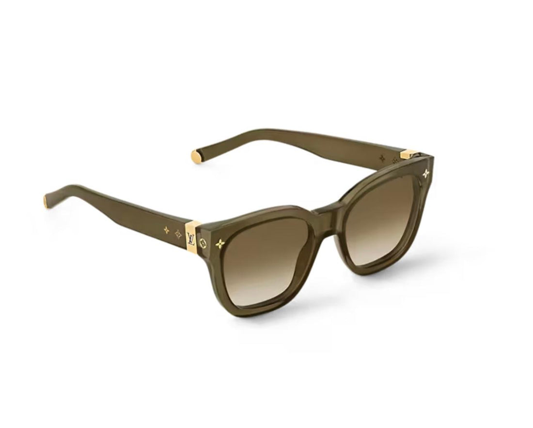 Louis Vuitton Monogram Crystal Square Sunglasses