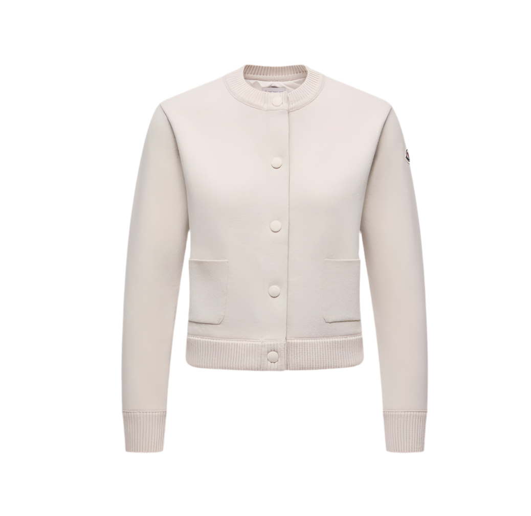Moncler Down Padded Wool Cardigan Women