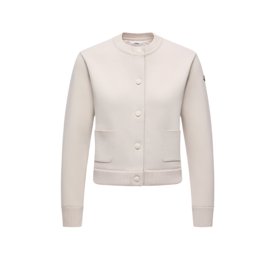 Moncler Down Padded Wool Cardigan Women