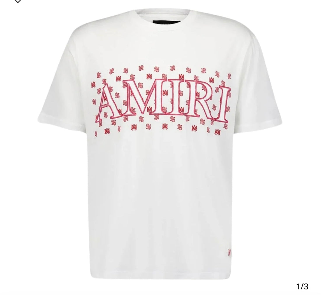 Amiri Bandana Logo T-Shirt