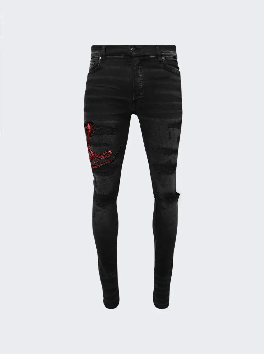 Amiri Thrasher Snake Patch Jeans