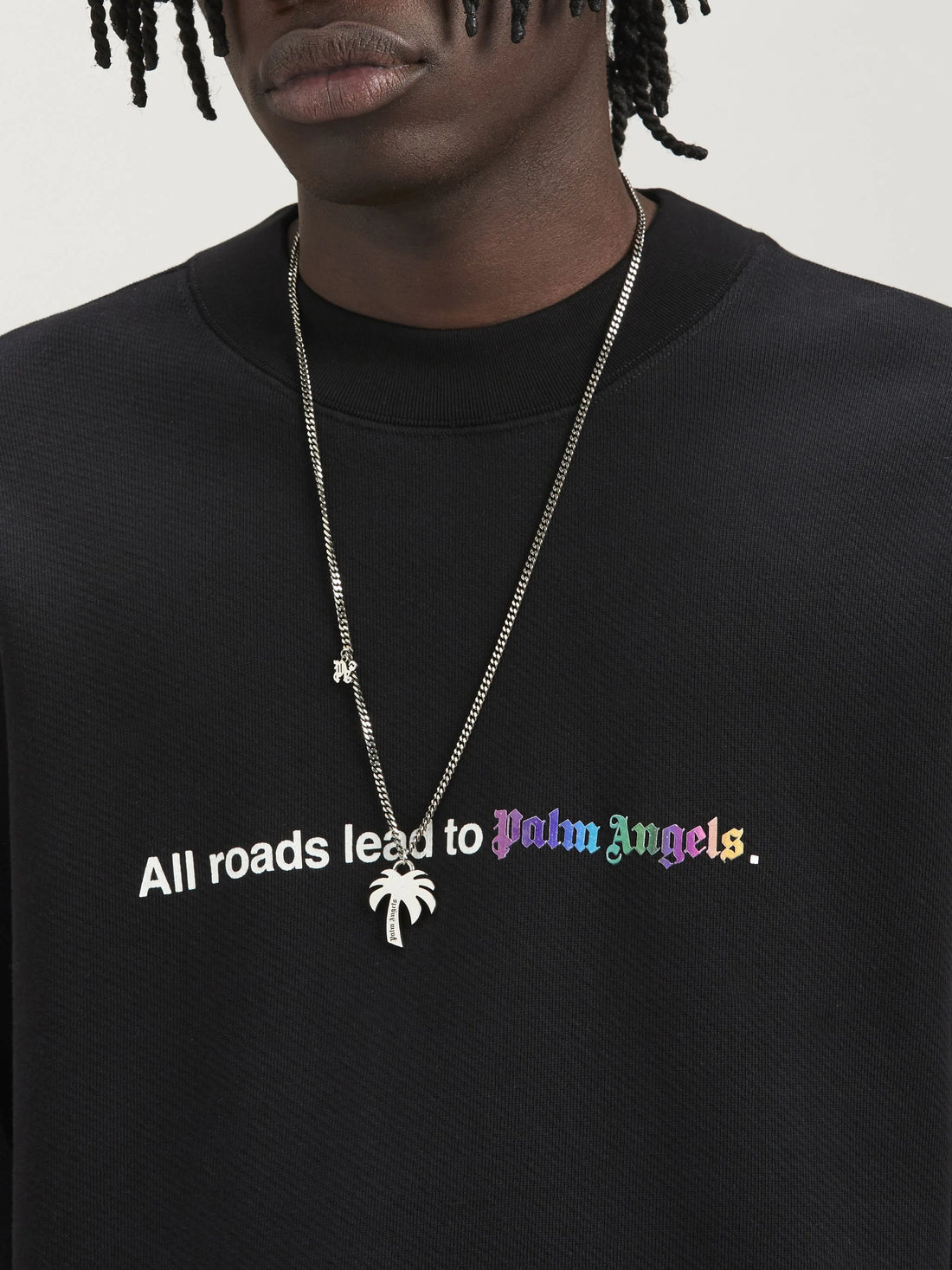 Palm Angels Sweatshirt All Roads Black