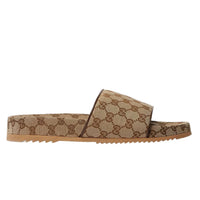 Gucci GG Canvas Slide Sandals