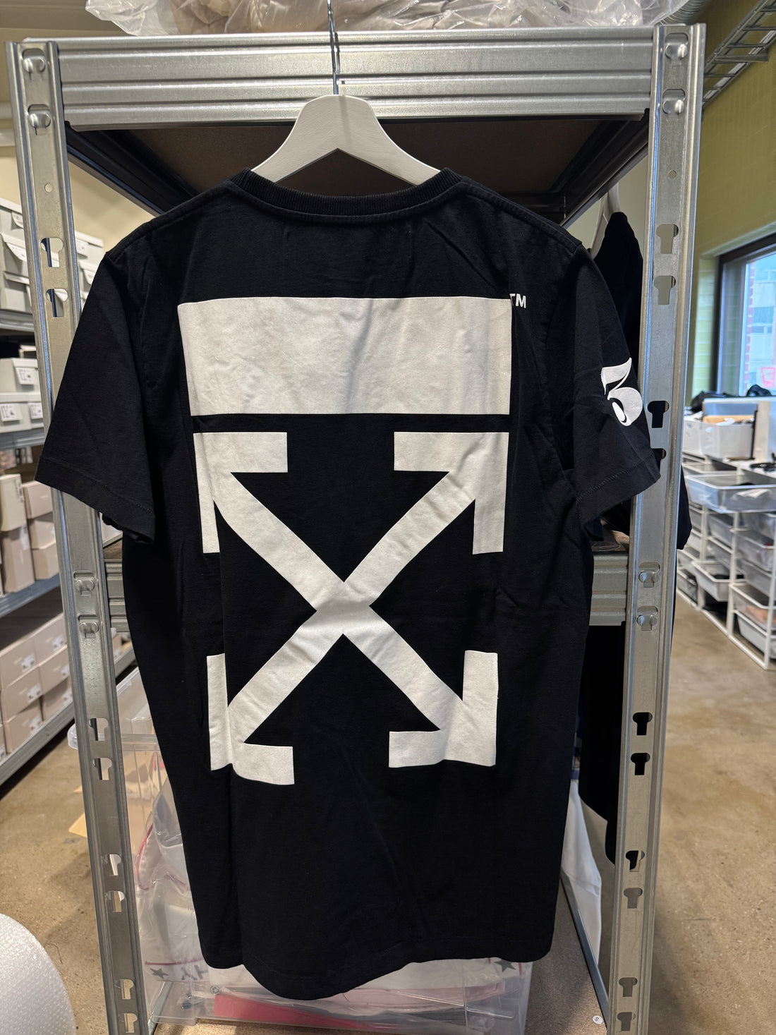 Off-White Rubber Logo Patch Arrow T-Shirt