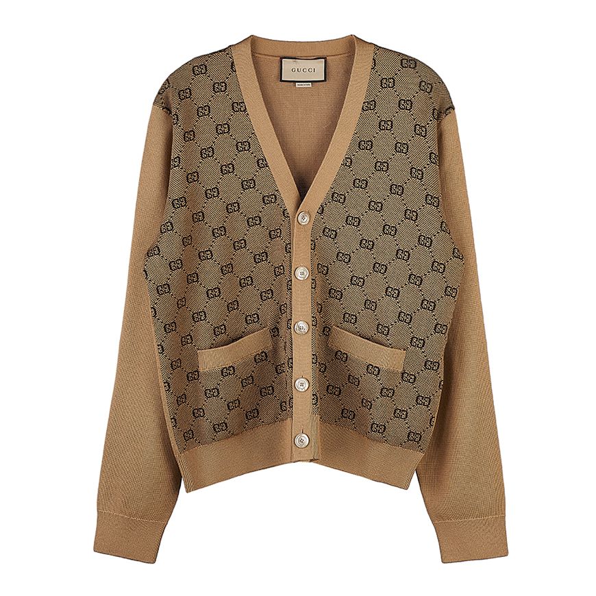 Gucci GG Jacquard Cardigan