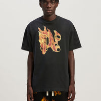 Palm Angels Burning Monogram T-Shirt