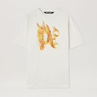 Palm Angels Burning Monogram T-Shirt